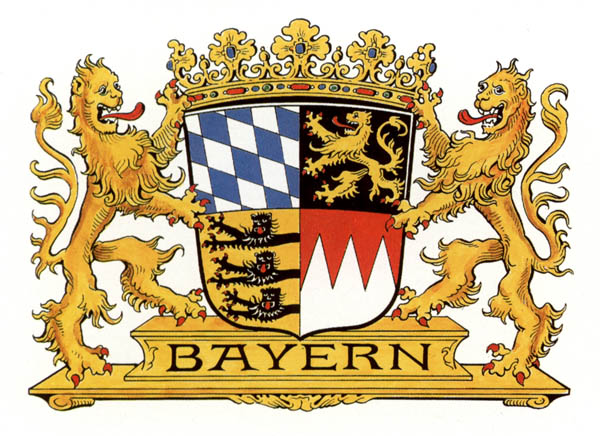 Coat of Arms for the Free State of Bavaria, from 1923