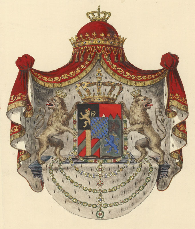 King Ludwig I's redesign from 1835